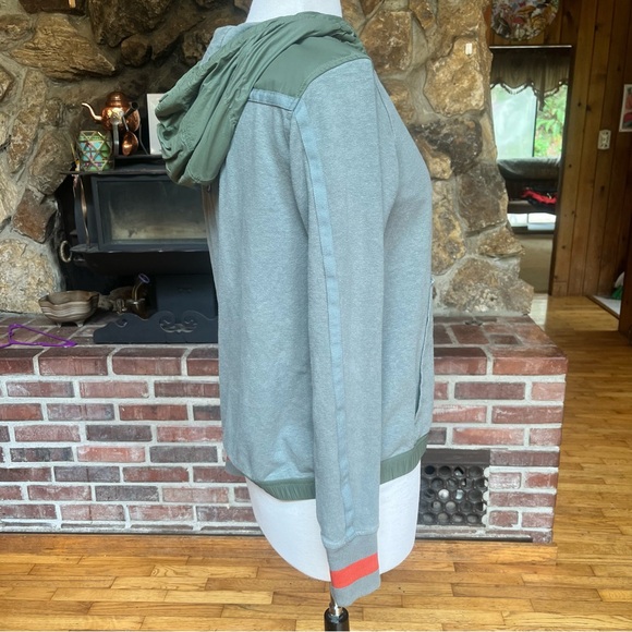 REI Olive Green Drawstring Hoodie - Picture 4 of 9